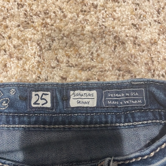 Cute Miss Me skinny Jeans size 25 - Picture 3 of 4